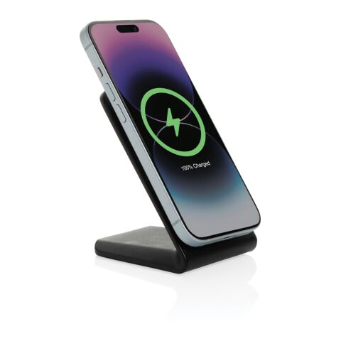 VoltPerch 15W magnetischer Wireless Charger aus RCS rec. ABS schwarz | ohne Werbeanbringung | Nicht verfügbar | Nicht verfügbar
