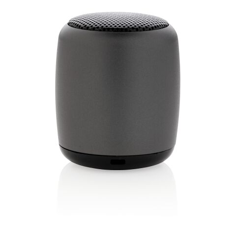 Kabelloser Mini-Lautsprecher aus Aluminium anthrazit | ohne Werbeanbringung | Nicht verfügbar | Nicht verfügbar