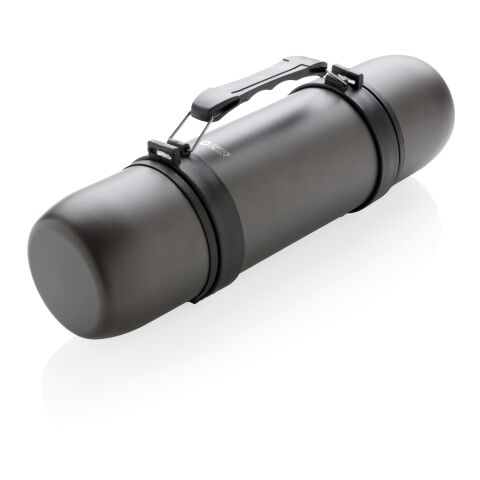 Thermosflasche mit 2 Bechern grau | ohne Werbeanbringung | Nicht verfügbar | Nicht verfügbar | Nicht verfügbar