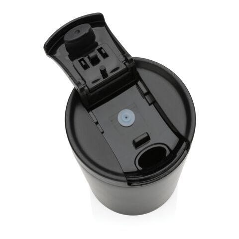 Doppelwandiger Vakuum-Becher aus RCS recyceltem Stainless-Steel schwarz | ohne Werbeanbringung | Nicht verfügbar | Nicht verfügbar