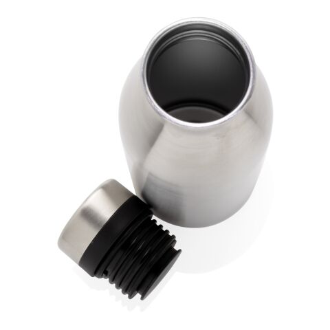 Deluxe Wasserflasche aus RCS recyceltem Stainless-Steel silber | ohne Werbeanbringung | Nicht verfügbar | Nicht verfügbar