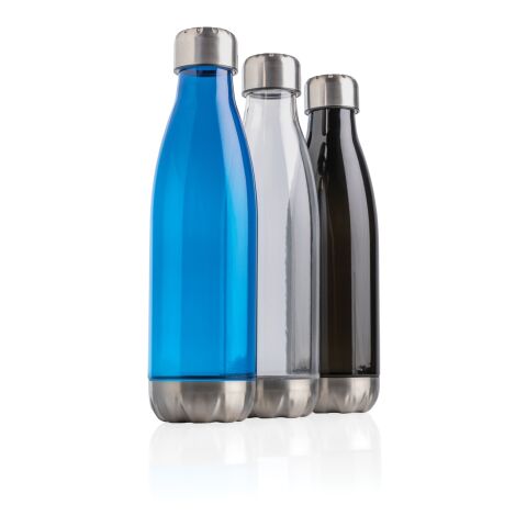 Auslaufsichere Trinkflasche mit Stainless-Steel-Deckel weiß | ohne Werbeanbringung | Nicht verfügbar | Nicht verfügbar