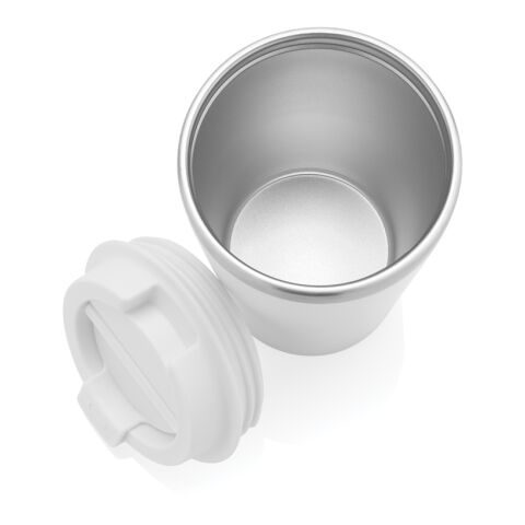 Java 350ml doppelwandiger Becher aus RCS recyceltem PP weiss | ohne Werbeanbringung | Nicht verfügbar | Nicht verfügbar