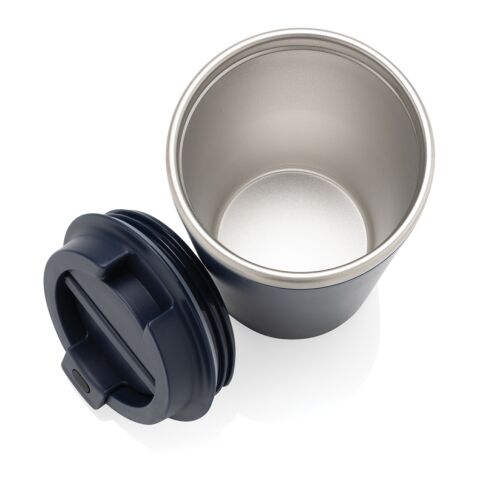 Java 350ml doppelwandiger Becher aus RCS recyceltem PP navy blau | ohne Werbeanbringung | Nicht verfügbar | Nicht verfügbar