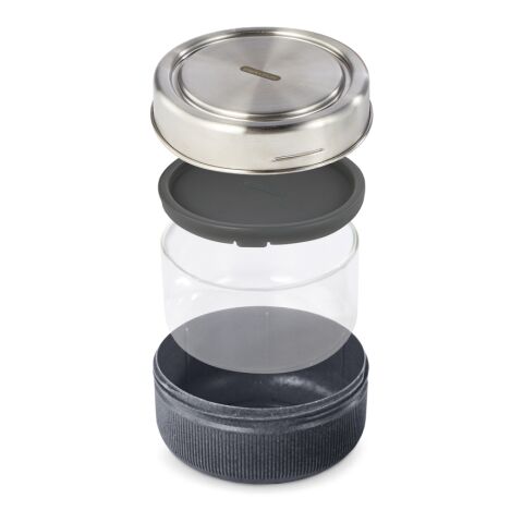 Black+Blum Glass Lunch Bowl 750ml silber | ohne Werbeanbringung | Nicht verfügbar | Nicht verfügbar