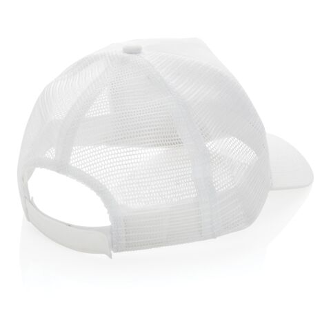 Impact AWARE™ 190gr Brushed rCotton 5 Panel Trucker-Cap weiß | ohne Werbeanbringung | Nicht verfügbar | Nicht verfügbar | Nicht verfügbar