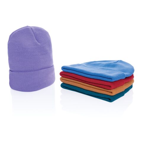 Impact Polylana® bequeme Beanie mit AWARE™ Tracer Lavendel | ohne Werbeanbringung | Nicht verfügbar | Nicht verfügbar | Nicht verfügbar