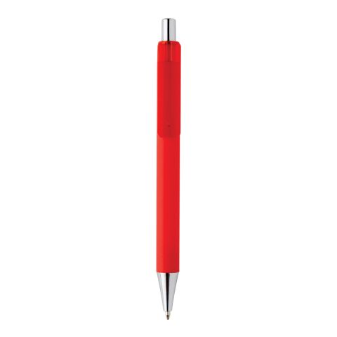 X8 Stift mit Smooth-Touch rot | ohne Werbeanbringung | Nicht verfügbar | Nicht verfügbar