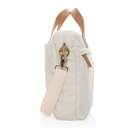 Impact AWARE™ 16 oz. rCanvas Laptop-Tasche weiß | ohne Werbeanbringung | Nicht verfügbar | Nicht verfügbar | Nicht verfügbar