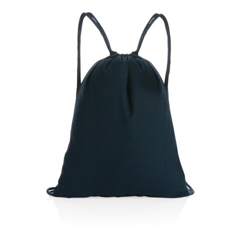 Impact AWARE™ recycelter Baumwoll-Sportbeutel 145gr marineblau | ohne Werbeanbringung | Nicht verfügbar | Nicht verfügbar | Nicht verfügbar