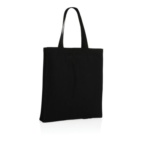 Impact AWARE™ recycelte Baumwolltasche 145gr mit Boden schwarz | ohne Werbeanbringung | Nicht verfügbar | Nicht verfügbar | Nicht verfügbar