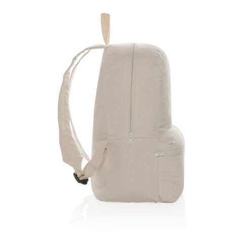 Impact Aware™ 285g/m² Recycled Canvas-Rucksack, ungefärbt weiß | ohne Werbeanbringung | Nicht verfügbar | Nicht verfügbar | Nicht verfügbar