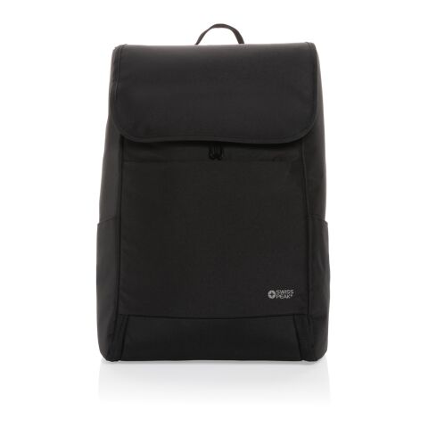 Swiss Peak Fern AWARE™ RPET 15,6&quot; Rucksack mit Allover-Zip schwarz | ohne Werbeanbringung | Nicht verfügbar | Nicht verfügbar | Nicht verfügbar