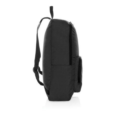 Dillon AWARE™ RPET faltbarer klassischer Rucksack schwarz | ohne Werbeanbringung | Nicht verfügbar | Nicht verfügbar | Nicht verfügbar