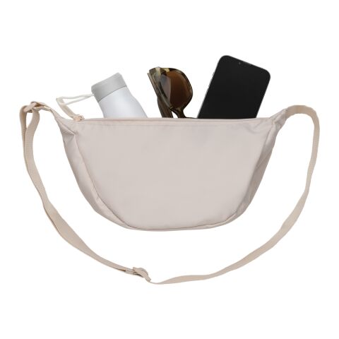 Crescent AWARE™ RPET Half-Moon Sling Tasche grau | ohne Werbeanbringung | Nicht verfügbar | Nicht verfügbar | Nicht verfügbar