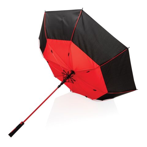 27&quot; Impact AWARE™ RPET 190T Auto-Open Stormproof-Schirm rot | ohne Werbeanbringung | Nicht verfügbar | Nicht verfügbar