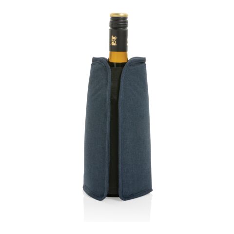 Vino AWARE™ rPET Weinkühler-Sleeve marineblau | ohne Werbeanbringung | Nicht verfügbar | Nicht verfügbar