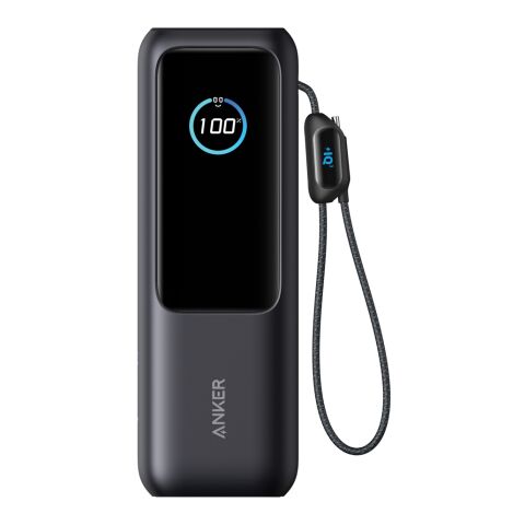 Anker Powerbank 25.000mAh-165W, mit integr. einziehb. Kabel grau-schwarz | ohne Werbeanbringung | Nicht verfügbar | Nicht verfügbar