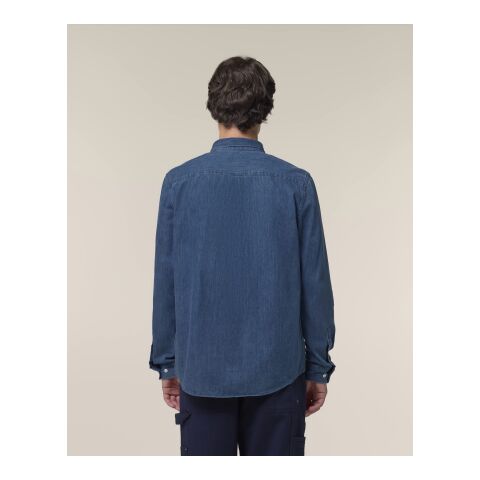 Stanley&amp;Stella - Stanley Denim Shirt Mittelblau | XXL | ohne Werbeanbringung