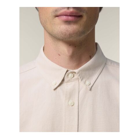 POD Stanley&amp;Stella - Stanley Oxford Shirt beige | XXL | DTF Linke Brust
