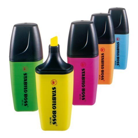 STABILO BOSS MINI Leuchtmarkierer gelb | ohne Werbeanbringung