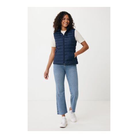 Iqoniq Meru Damen Bodywarmer aus recyceltem Polyester navy blau | XXS | ohne Werbeanbringung | Nicht verfügbar | Nicht verfügbar | Nicht verfügbar