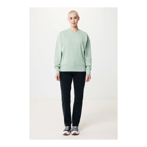 Iqoniq Kruger Relax-Rundhals-Sweater aus recycelt. Baumwolle Iceberg green | S | ohne Werbeanbringung | Nicht verfügbar | Nicht verfügbar | Nicht verfügbar