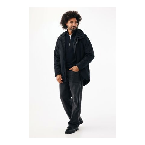 IQONIQ Thelon Parka aus recyceltem Polyester schwarz | 4XL | ohne Werbeanbringung | Nicht verfügbar | Nicht verfügbar | Nicht verfügbar