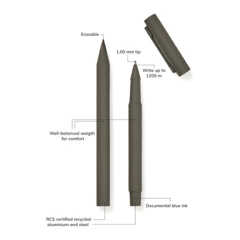 VINGA Baltimore RCS Stifteset grau | ohne Werbeanbringung | Nicht verfügbar | Nicht verfügbar