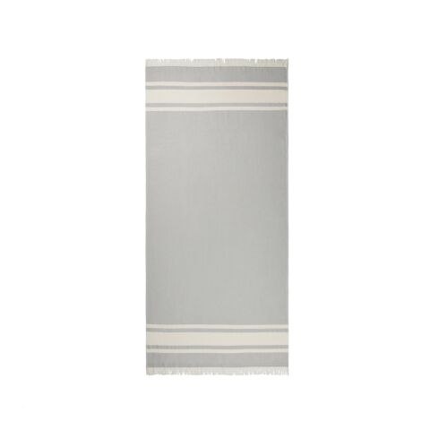 VINGA Tolo Hamam-Frottierhandtuch grau-off white | ohne Werbeanbringung | Nicht verfügbar | Nicht verfügbar | Nicht verfügbar