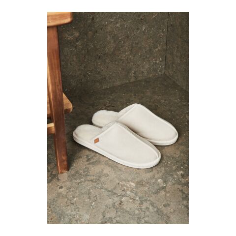 VINGA Waltor Hausschuhe beige | L/XL | ohne Werbeanbringung