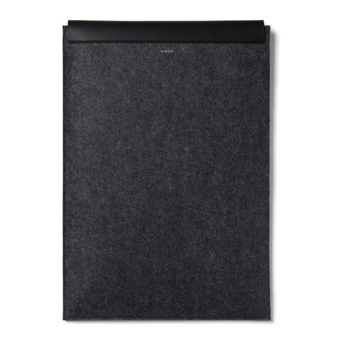 VINGA Albon 17&quot; Laptop-Seeve aus GRS recyceltem Filz schwarz | ohne Werbeanbringung | Nicht verfügbar | Nicht verfügbar