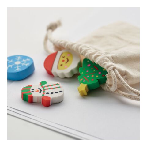 Set mit 4 Radierern beige | ohne Werbeanbringung | Nicht verfügbar | Nicht verfügbar | Nicht verfügbar