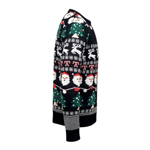 Weihnachts-LED-Pullover L/XL schwarz | ohne Werbeanbringung | Nicht verfügbar | Nicht verfügbar | Nicht verfügbar