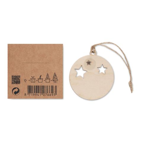 Weihnachtsschmuck Kugel holzfarben | ohne Werbeanbringung | Nicht verfügbar | Nicht verfügbar | Nicht verfügbar