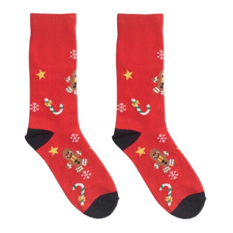 Weihnachtssocken L rot