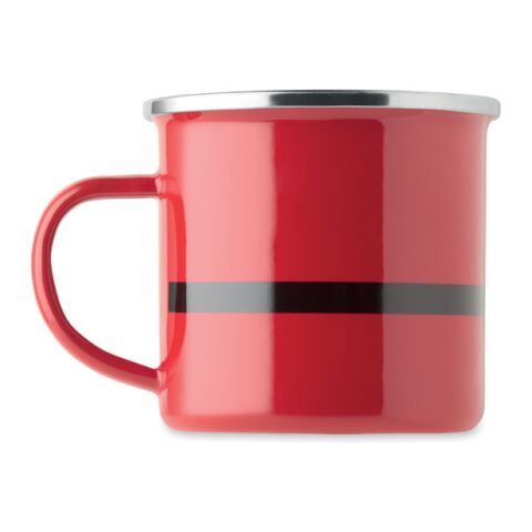 Emaille-Becher 300ml rot | ohne Werbeanbringung | Nicht verfügbar | Nicht verfügbar | Nicht verfügbar