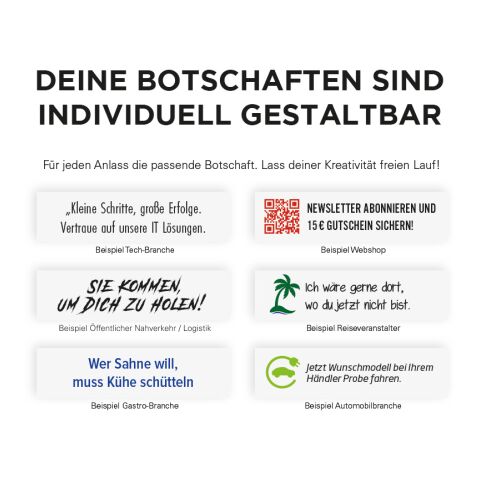 Glückskeks weiß | ohne Werbeanbringung