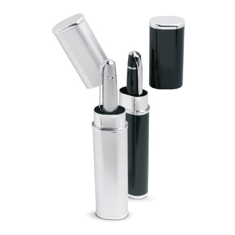 Drehkugelschreiber in Aluminiumhülse schwarz | ohne Werbeanbringung | Nicht verfügbar | Nicht verfügbar | Nicht verfügbar