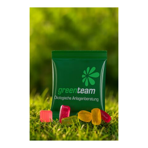 Minitüte 15 g Trolli Fruchtgummi Standardformen weiß | ohne Werbeanbringung | Autos | Recyclingfähiges Papier