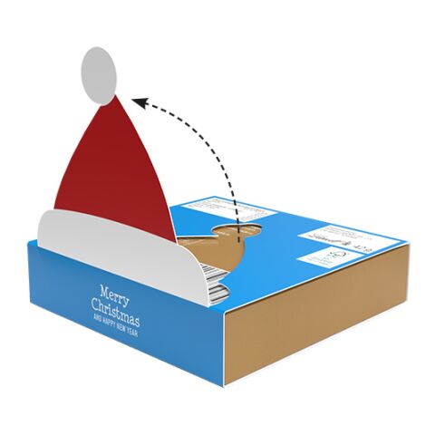 Lindt Präsent Weihnachten 4c Euroskala | Weihnachtsmütze