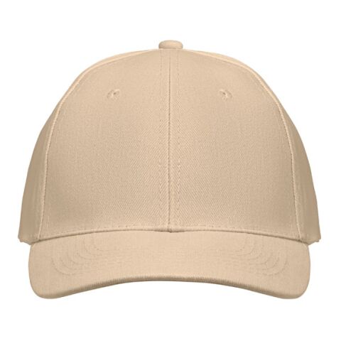 6-Panel-Baseball-Cap beige | ohne Werbeanbringung | Nicht verfügbar | Nicht verfügbar | Nicht verfügbar