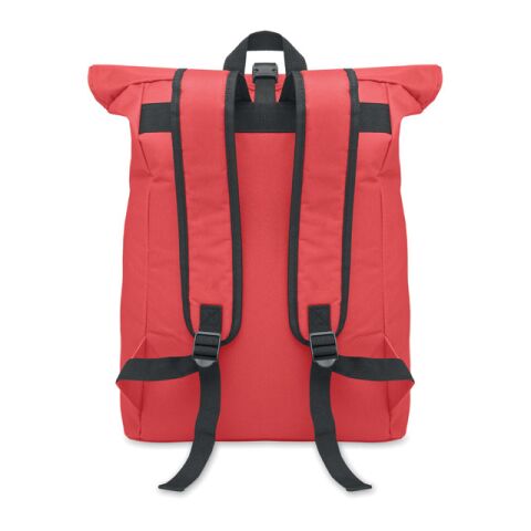 Rolltop-Rucksack 600D rot | ohne Werbeanbringung | Nicht verfügbar | Nicht verfügbar | Nicht verfügbar