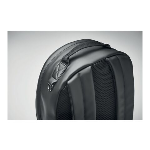 15&quot; Rucksack PU schwarz | ohne Werbeanbringung | Nicht verfügbar | Nicht verfügbar