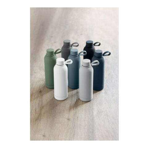 Doppelwandige Flasche 500 ml grau | ohne Werbeanbringung | Nicht verfügbar | Nicht verfügbar | Nicht verfügbar