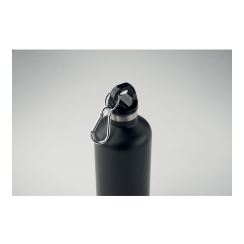 Doppelwandige Flasche 500 ml schwarz | ohne Werbeanbringung | Nicht verfügbar | Nicht verfügbar | Nicht verfügbar