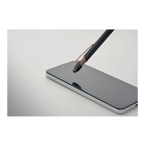 Druckkugelschreiber Aluminium schwarz | ohne Werbeanbringung | Nicht verfügbar | Nicht verfügbar