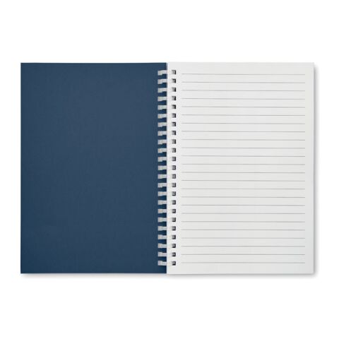 DIN A5 Notizbuch Karton marineblau | ohne Werbeanbringung | Nicht verfügbar | Nicht verfügbar | Nicht verfügbar