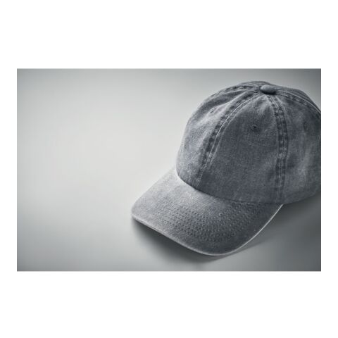 Baseball Kappe 6 Panels grau