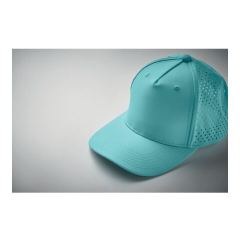 Performance Kappe 5 Panels türkis | ohne Werbeanbringung | Nicht verfügbar | Nicht verfügbar | Nicht verfügbar
